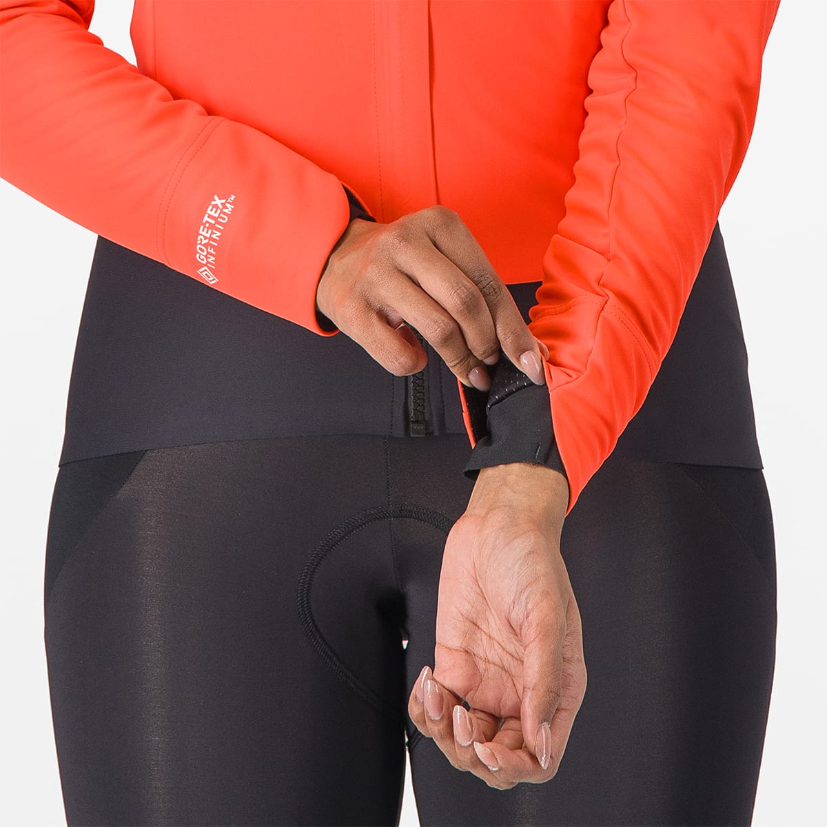 Dámská bunda CASTELLI ALPHA DOPPIO ROS Coral/Black