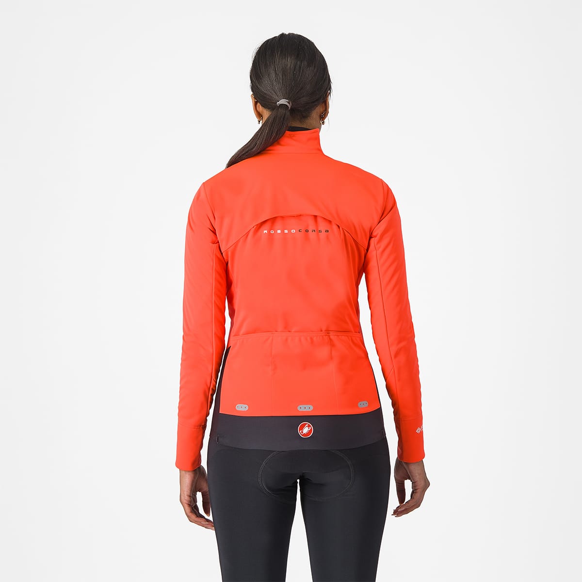 Dámská bunda CASTELLI ALPHA DOPPIO ROS Coral/Black