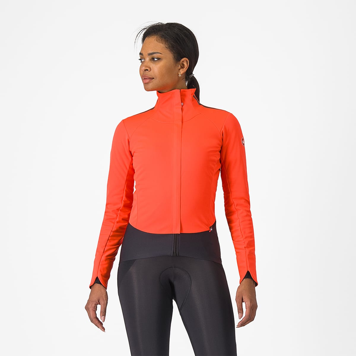 Dámská bunda CASTELLI ALPHA DOPPIO ROS Coral/Black