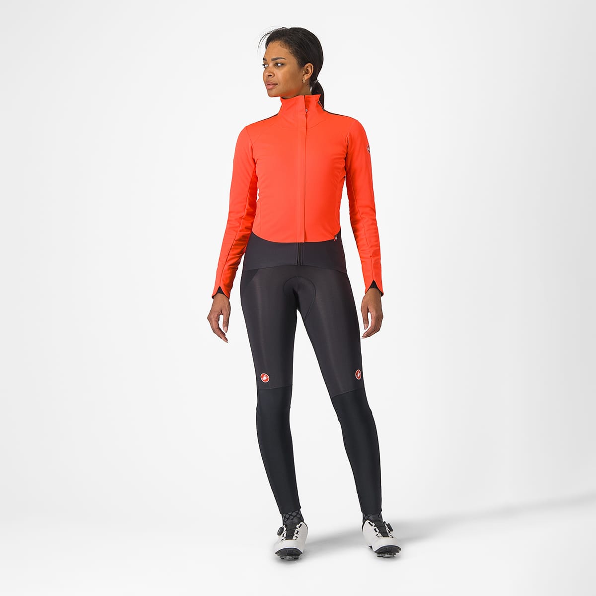 Dámská bunda CASTELLI ALPHA DOPPIO ROS Coral/Black