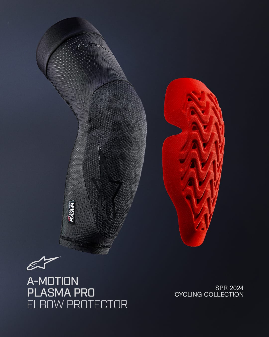 ALPINESTARS A-MOTION PLASMA PRO Loketní chrániče černé