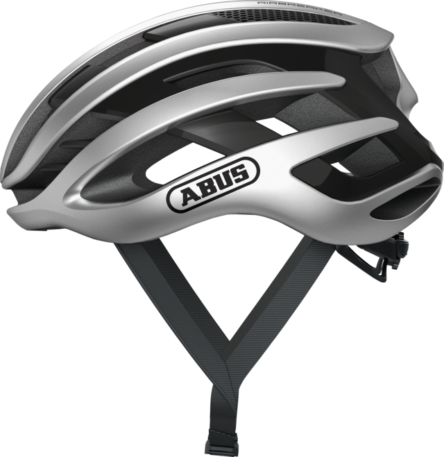 ABUS AIRBREAKER Road Helmet Silver