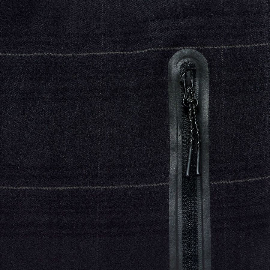 TROY LEE GRIND DESIGNS FLANNEL PLAID Carbon Technické tričko