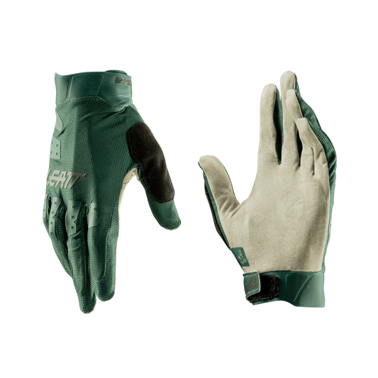 LEATT MTB 2.0 X-FLOW Stealth Green Gloves