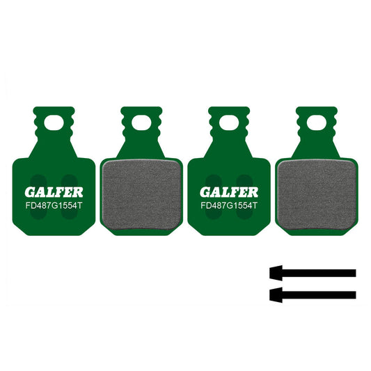 GALFER PRO Magura MT5 / MT7 semi-metalické brzdové destičky (4 pístky)