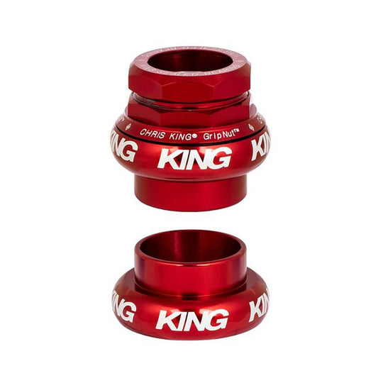 CHRIS KING GRIPNUT 1" vnější náhlavní souprava EC30/EC30 červená