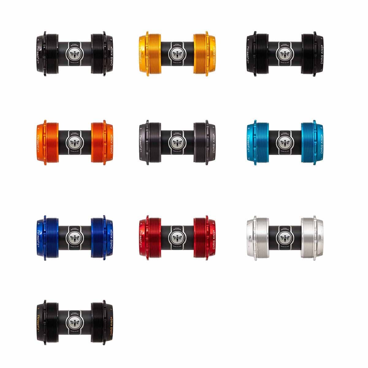 CHRIS KING ThreadFit T47 24x 68/73 mm Grey kliková sada