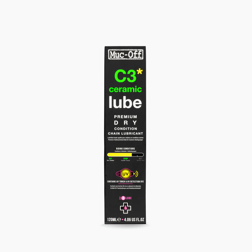 MUC-OFF C3 DRY CERAMIC LUBE pro suché podmínky (120 ml)