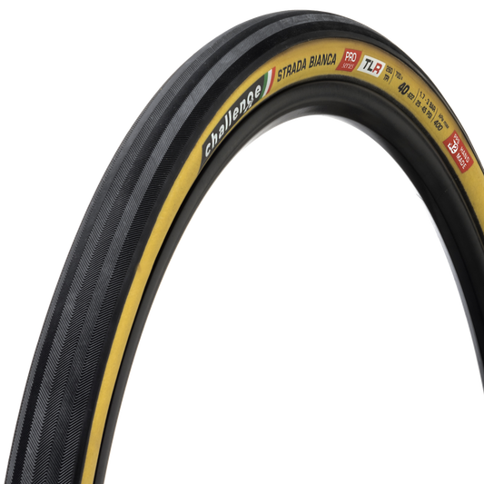 Pneumatika CHALLENGE OPEN STRADA BIANCA 700x40c Tubeless Ready Beige