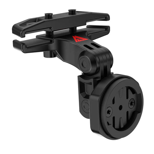 Radar support on KOM Cycling saddle rails