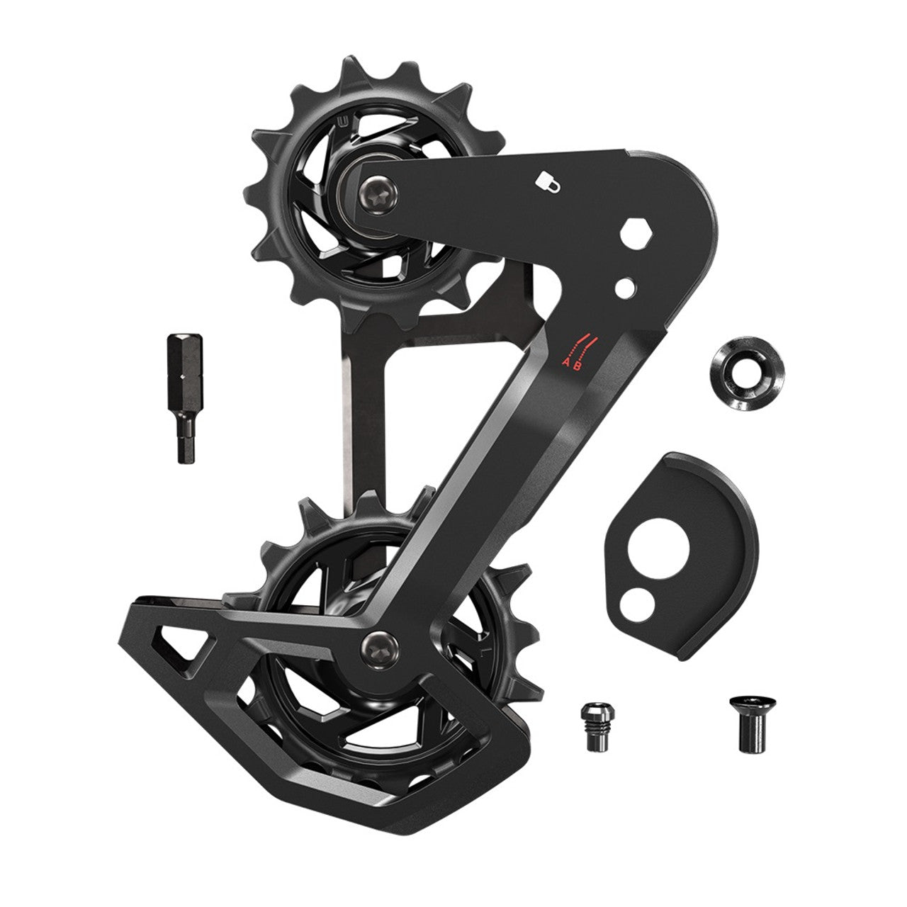 SRAM XO/XX/XX-SL T-TYPE EAGLE AXS Klec přehazovačky a kola