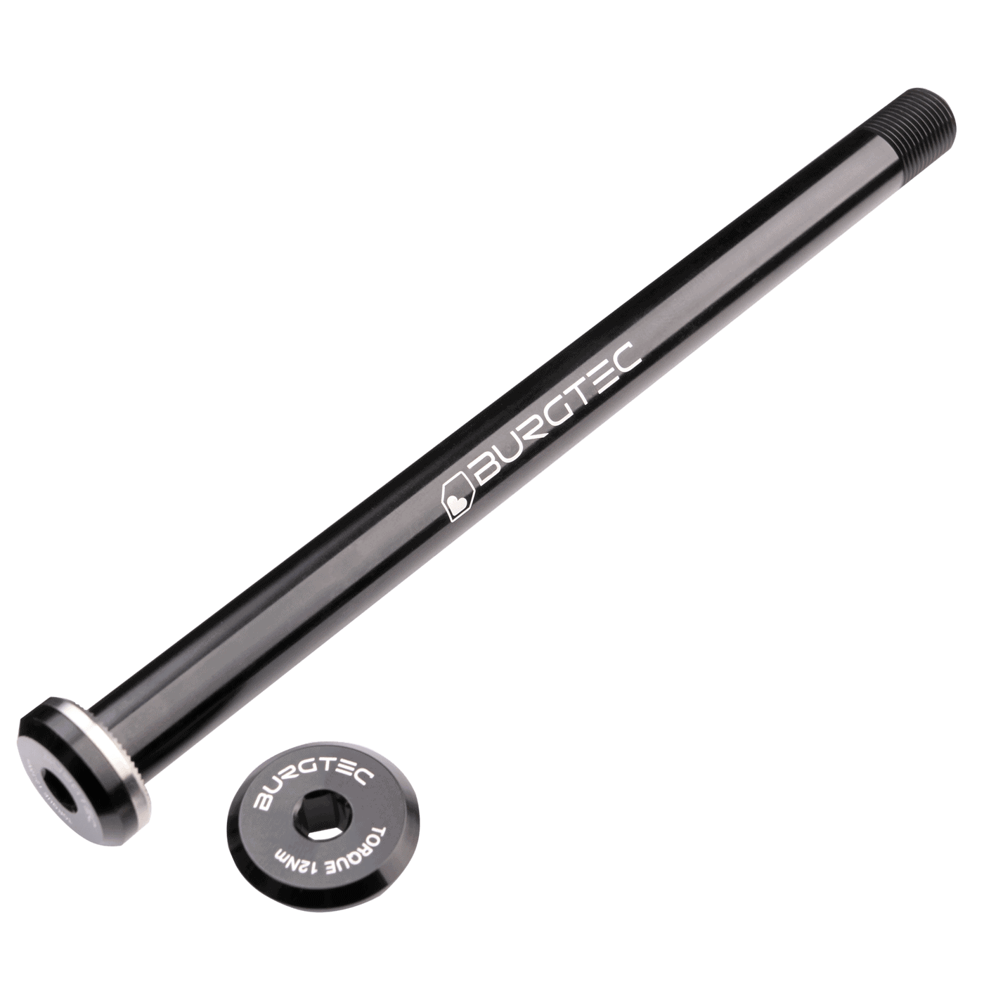 Osa zadního kola BURGTEC 168,5 mm pro rámy Santa Cruz černá