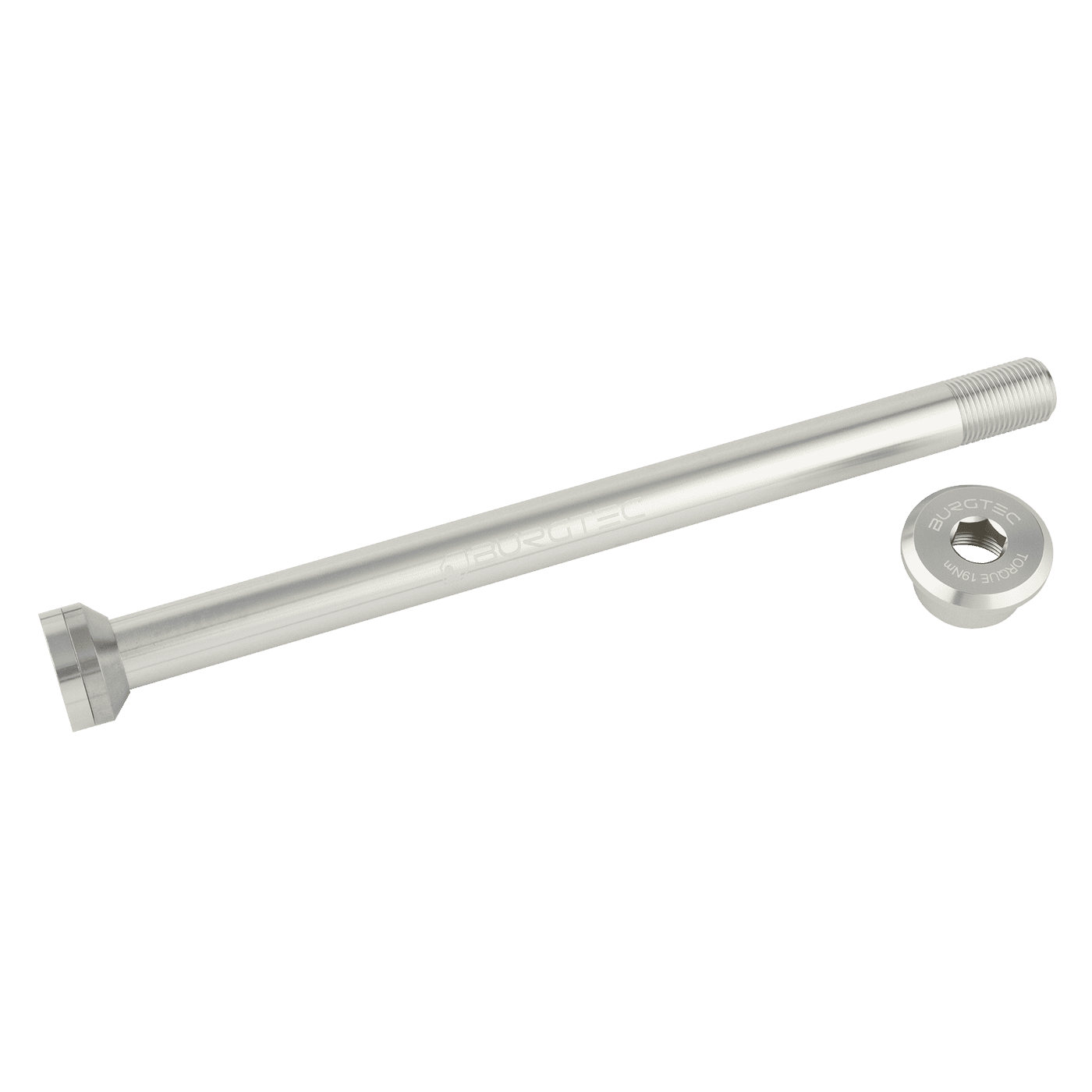 Osa zadního kola BURGTEC 171 mm pro rámy Transition Silver