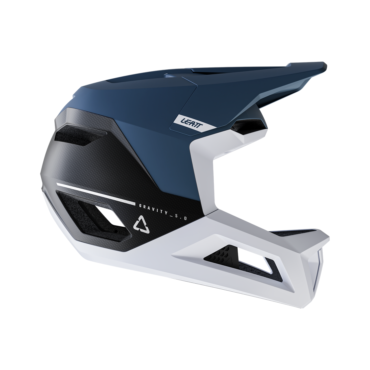 Přilba LEATT MTB GRAVITY 5.0 modrá/bílá