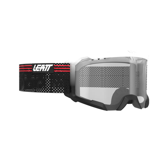 Maska LEATT VELOCITY 4.0 MTB X-FLOW Bílá/Šedá Štít Iriz Stříbrný 50 VLT