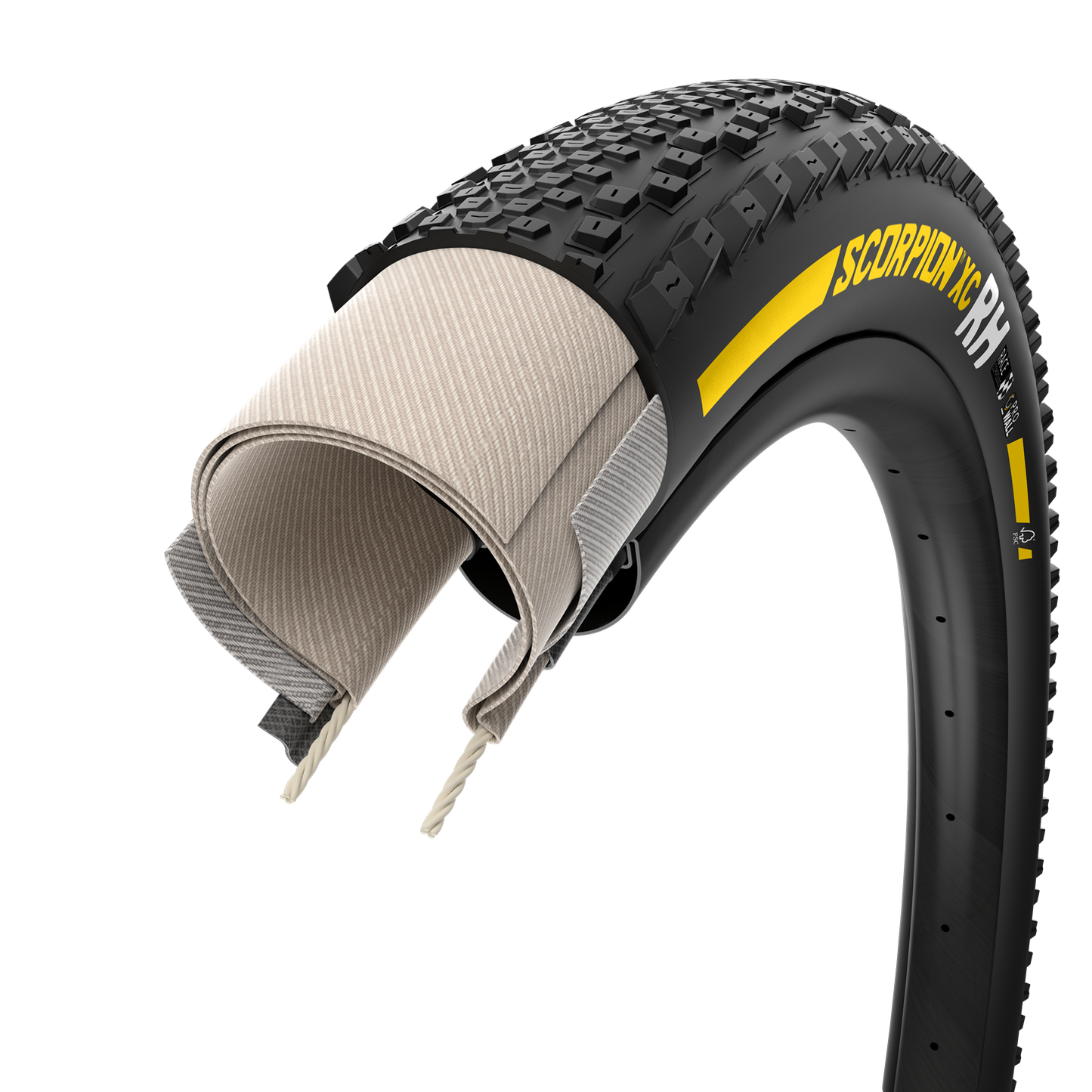 Pneumatika PIRELLI SCORPION RACE XC RH ProWall 29x2.40 Tubeless Ready Soft Yellow Team Edition