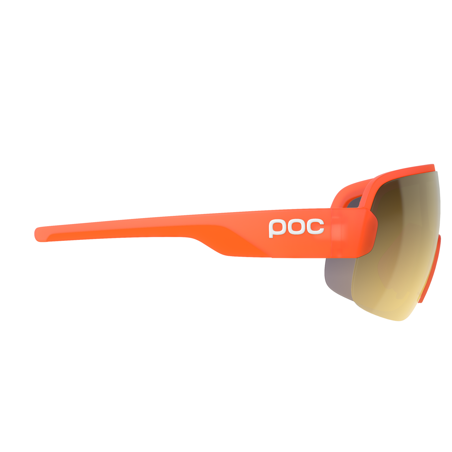 POC AIM Orange Fluo Translucent/Clarity Road/Partly Sunny Gold Goggles