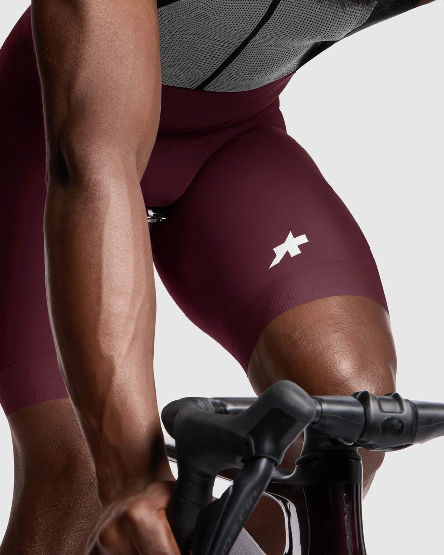 ASSOS MILLE GT S11 Burgundy Red Bib Short