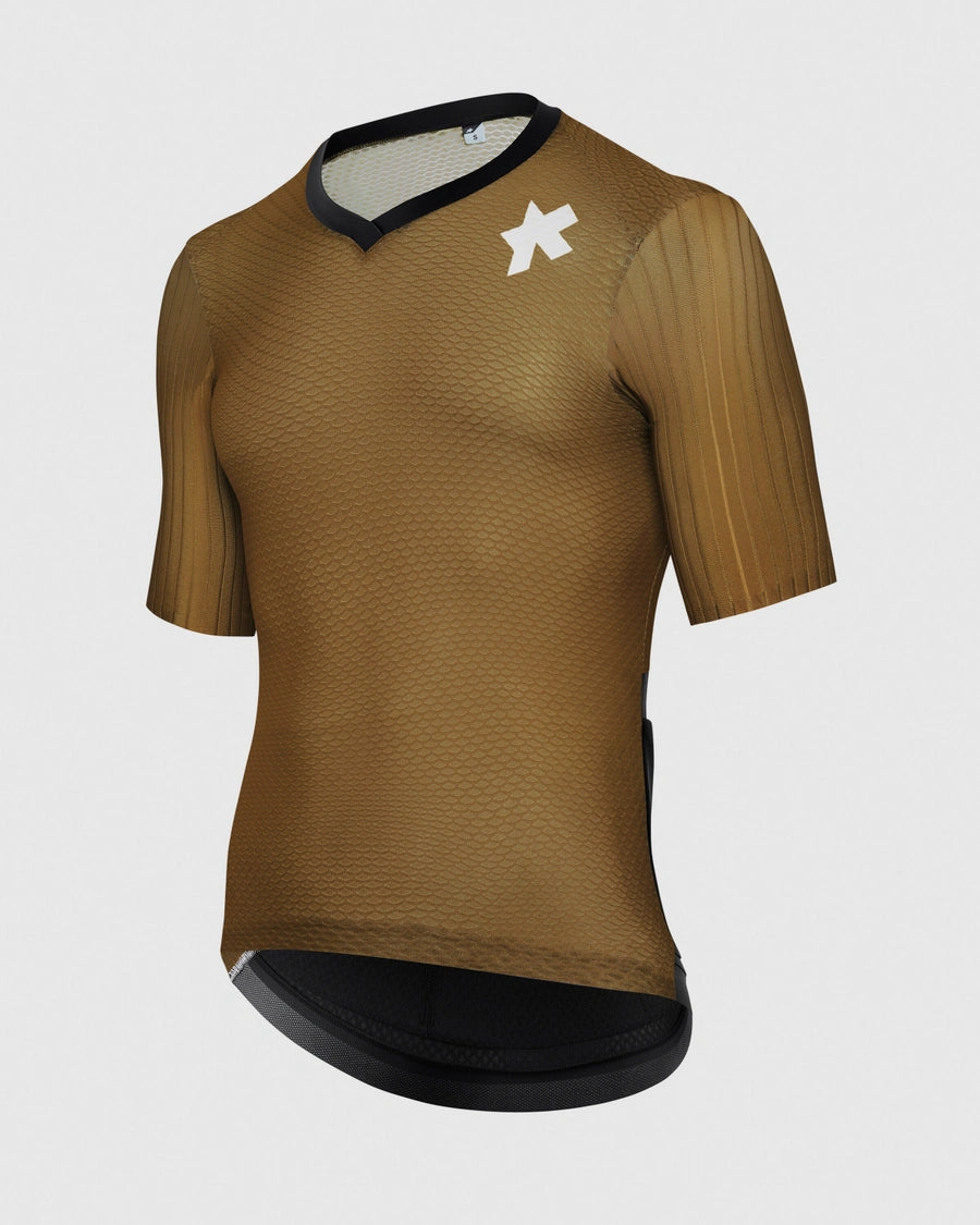 ASSOS EQUIPE RSR S11 Dres s krátkým rukávem Khaki