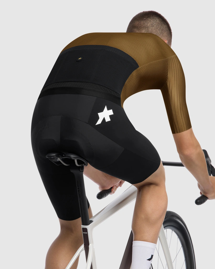 ASSOS EQUIPE RSR S11 Dres s krátkým rukávem Khaki