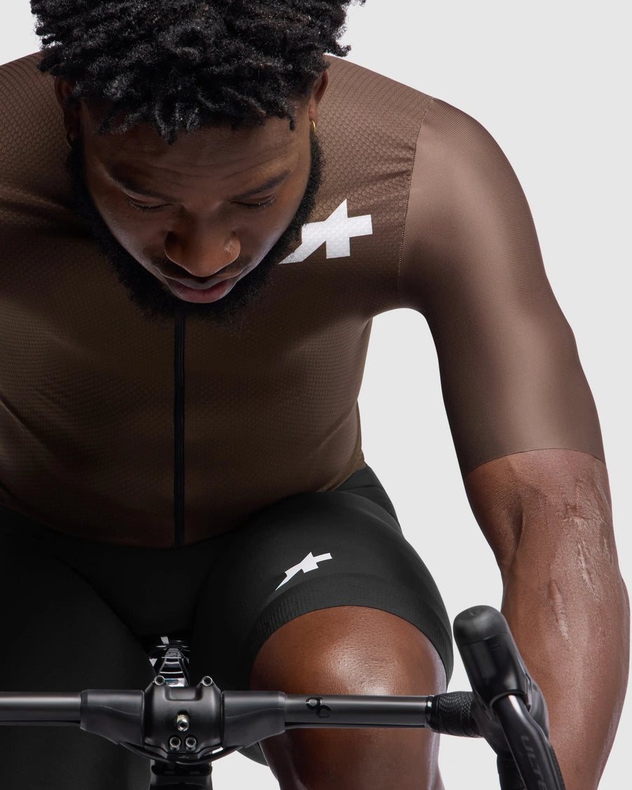 ASSOS MILLE GT S11 EVO Short Sleeve Brown Jersey