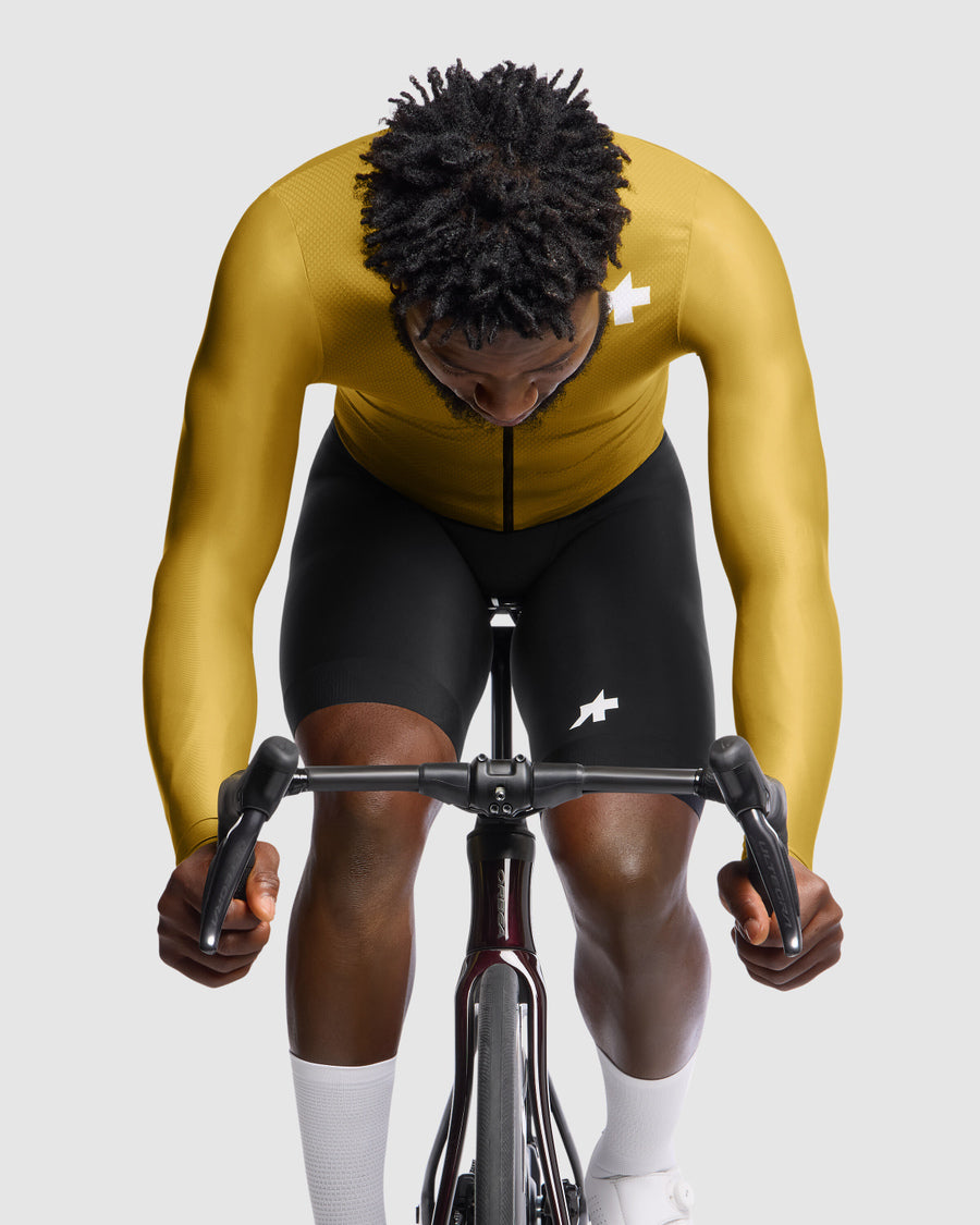 ASSOS MILLE GT S11 EVO Dres s dlouhým rukávem žlutý
