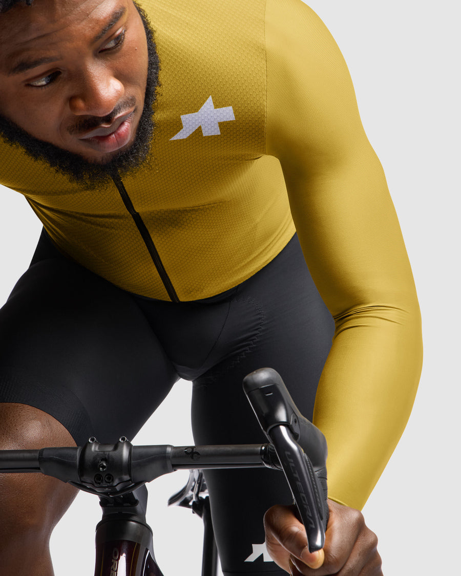 ASSOS MILLE GT S11 EVO Dres s dlouhým rukávem žlutý