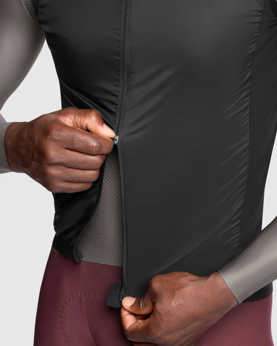 ASSOS MILLE GT WIND S11 Bunda bez rukávů černá