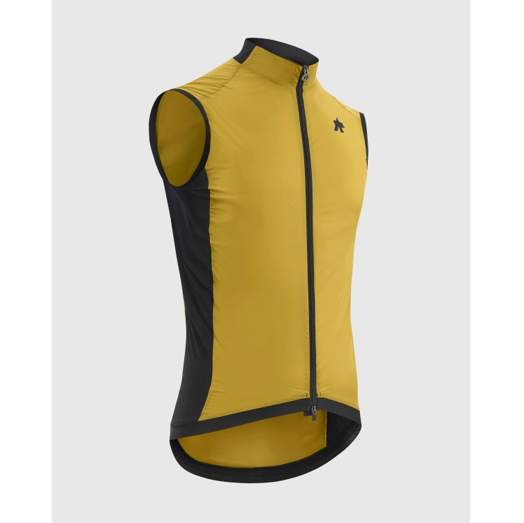 ASSOS MILLE GT WIND S11 Golden Yellow Sleeveless Jacket
