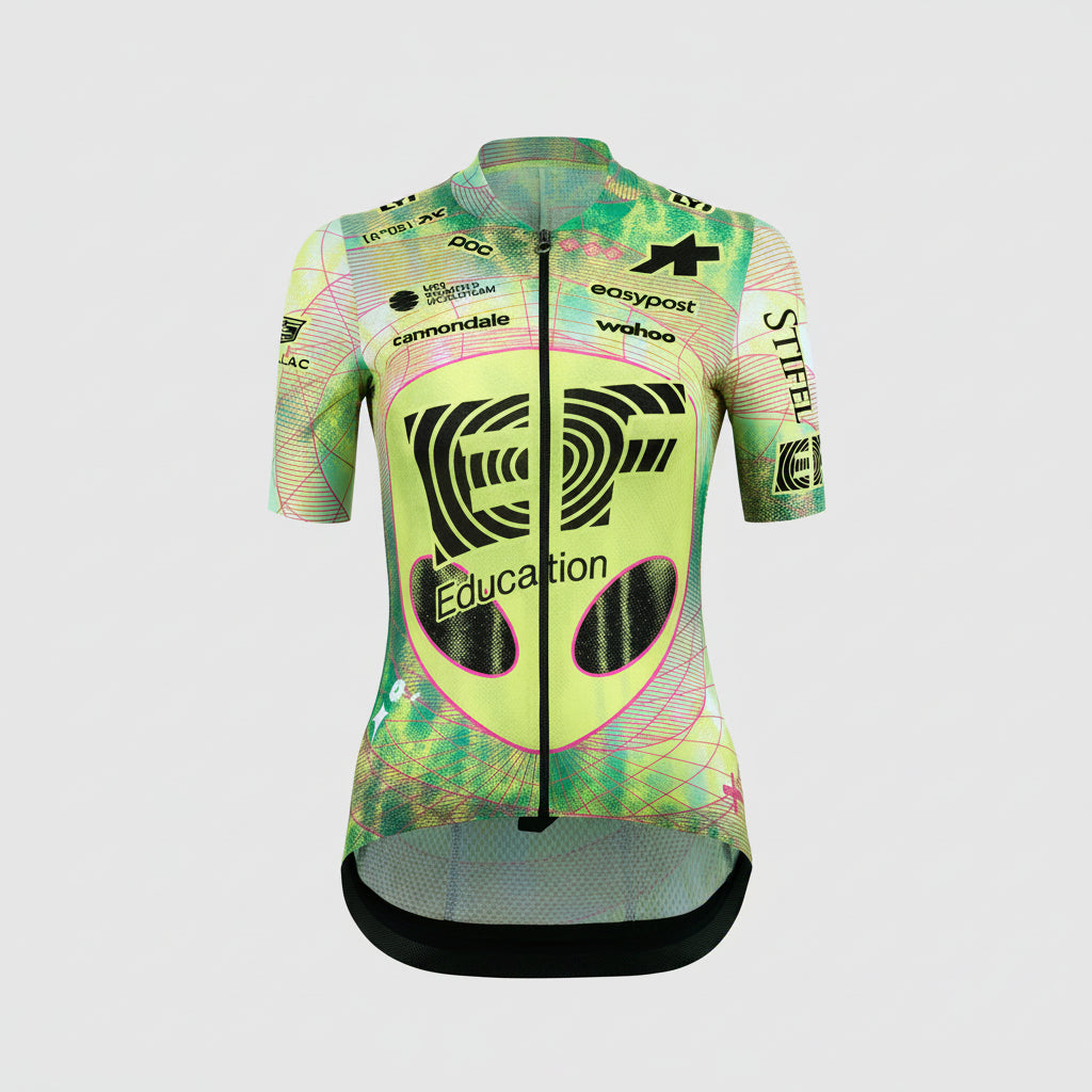 ASSOS UMA GT EDUCATION FIRST GIRO Dres s krátkým rukávem Black/Yellow