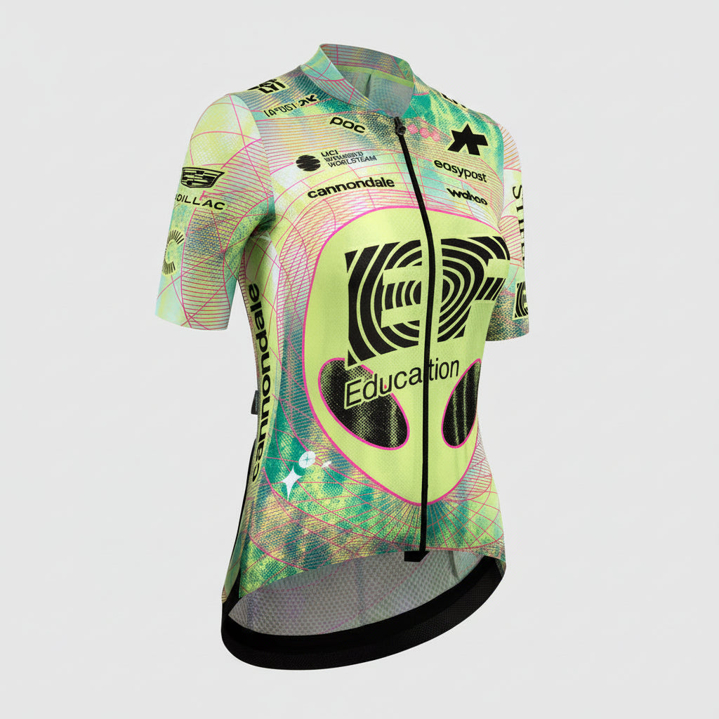 ASSOS UMA GT EDUCATION FIRST GIRO Dres s krátkým rukávem Black/Yellow