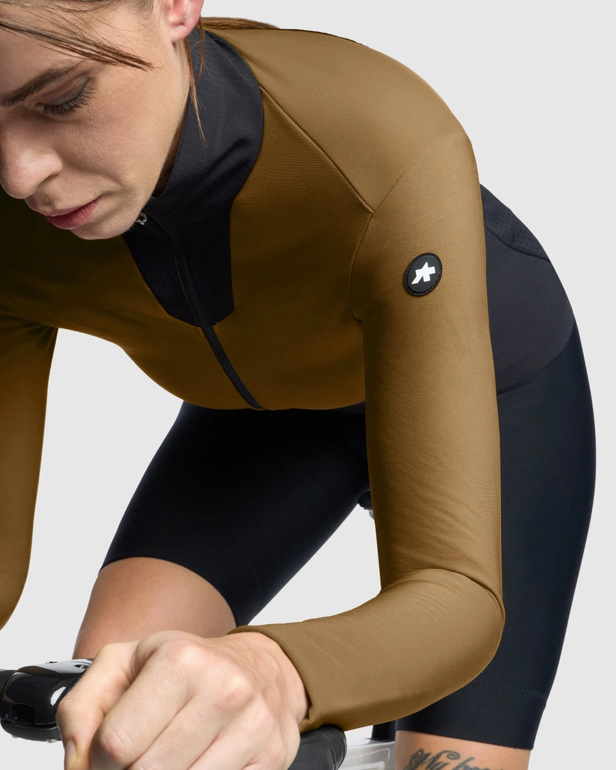 Dámský dres ASSOS DYORA R SPRING FALL S11 s dlouhým rukávem Jupiter Gold