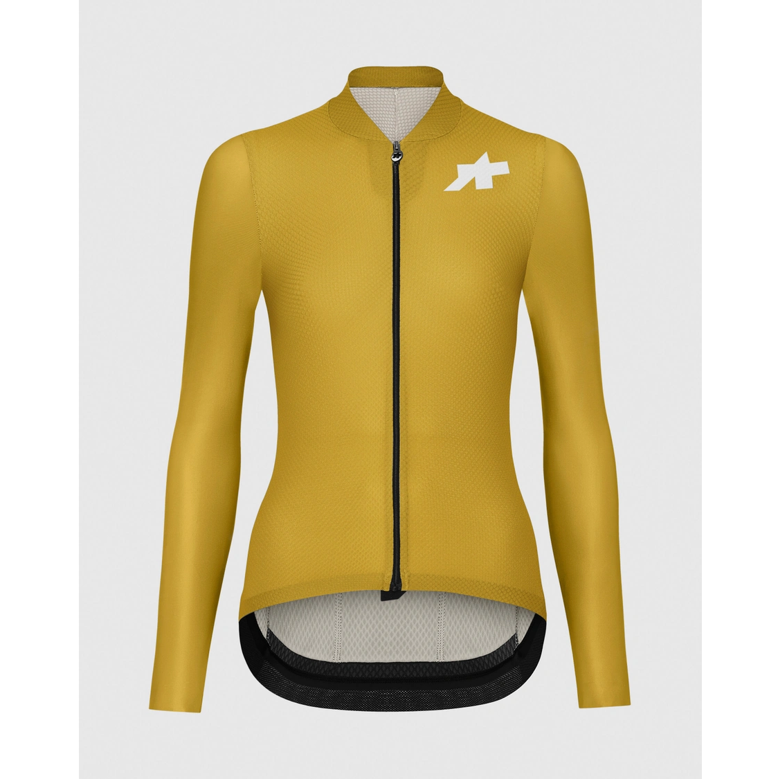 ASSOS DYORA UMA GT S11 EVO Ladies Long Sleeve Godlen Yellow Jersey