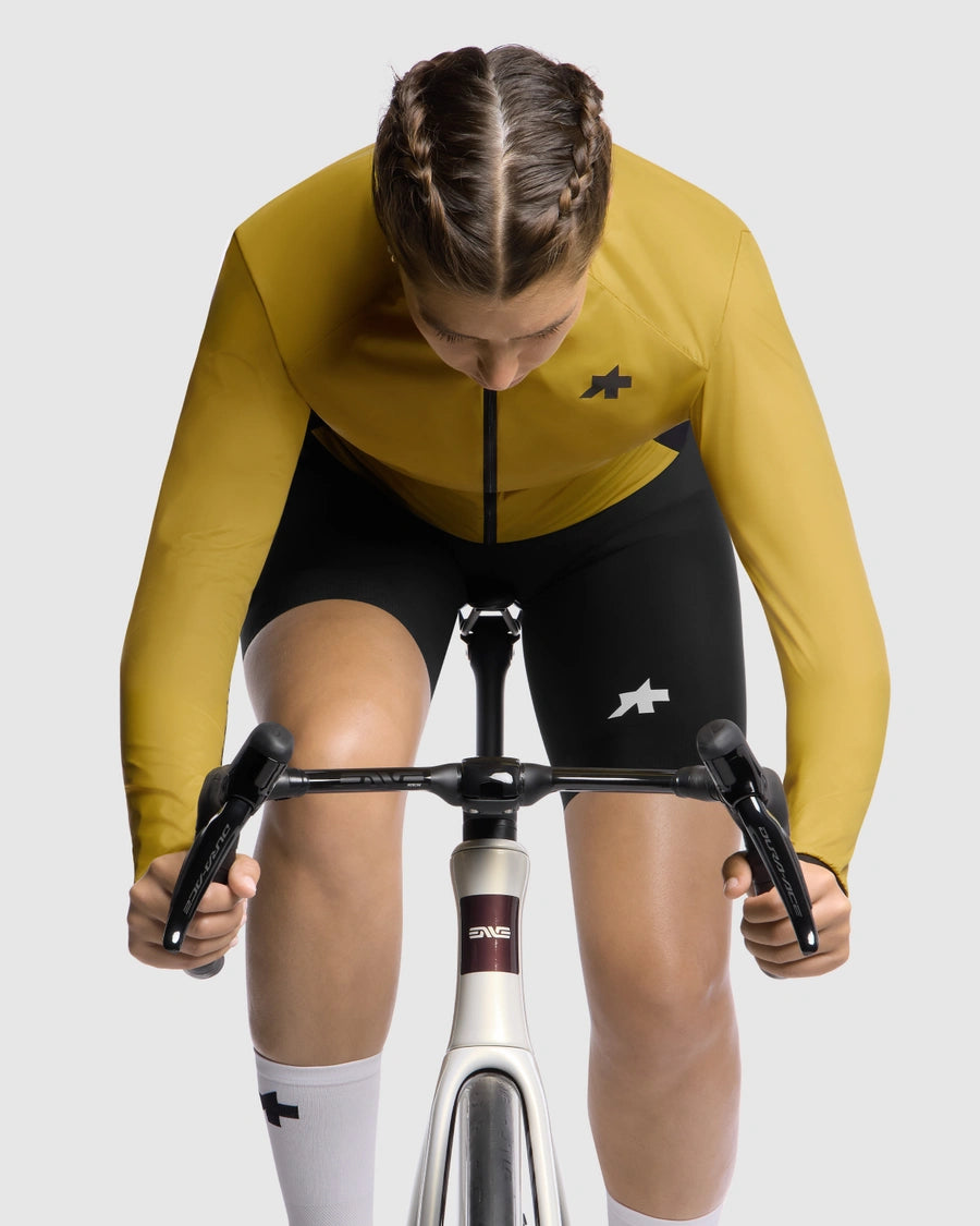 ASSOS UMA GT WIND S11 Dámská bunda Golden Yellow