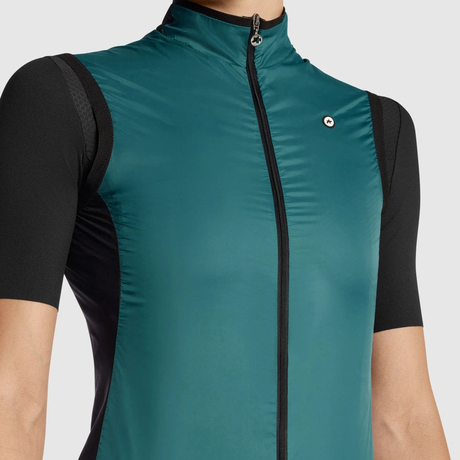 ASSOS UMA GT Wind C2 Dámská bunda bez rukávů Foundation Green