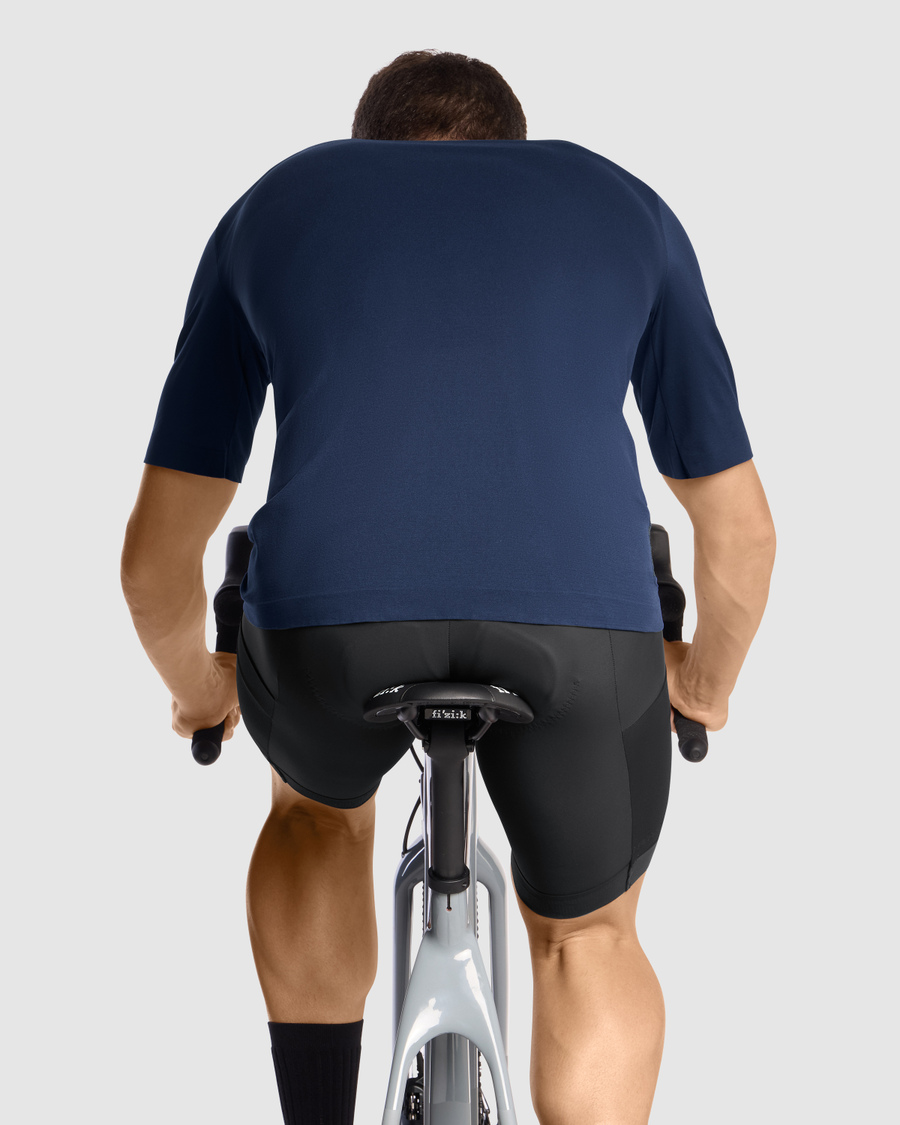 ASSOS TACTICA TECH T5 Dres s krátkým rukávem modrý
