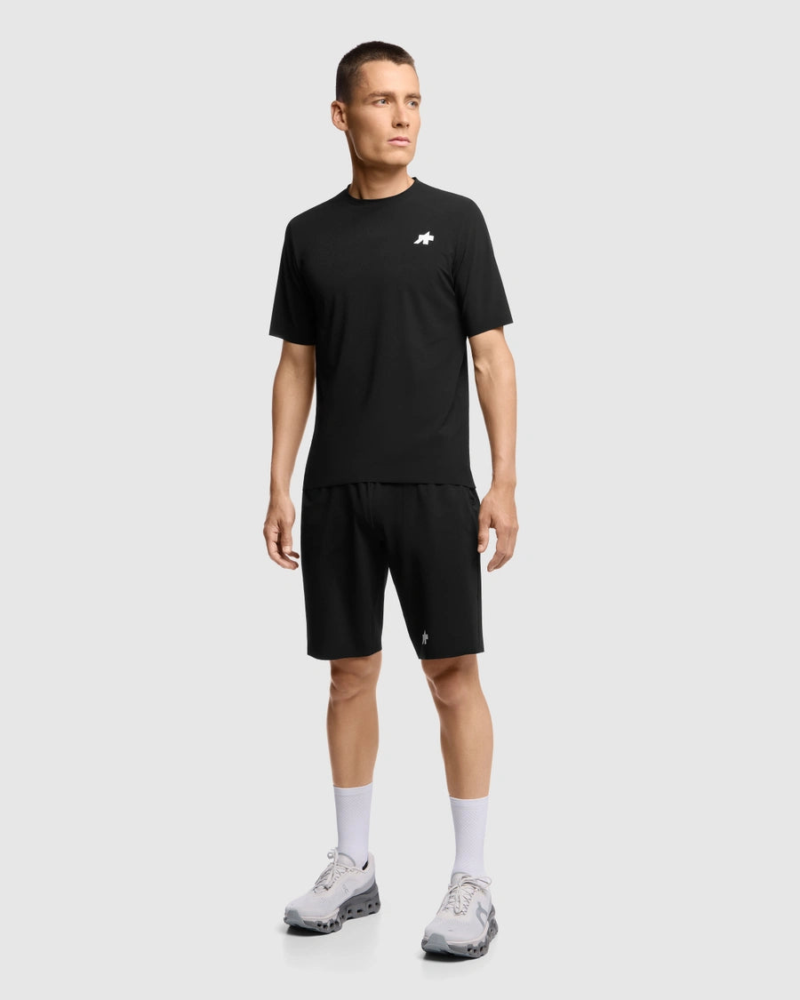 ASSOS TACTICA POST RIDE T5 Dres s krátkým rukávem Black