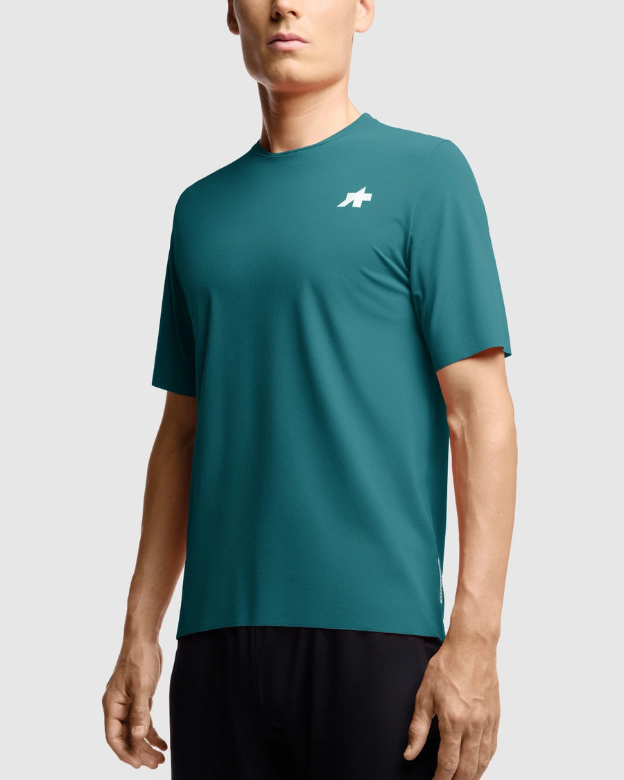 ASSOS TACTICA POST RIDE T5 Dres s krátkým rukávem Deep Petrol