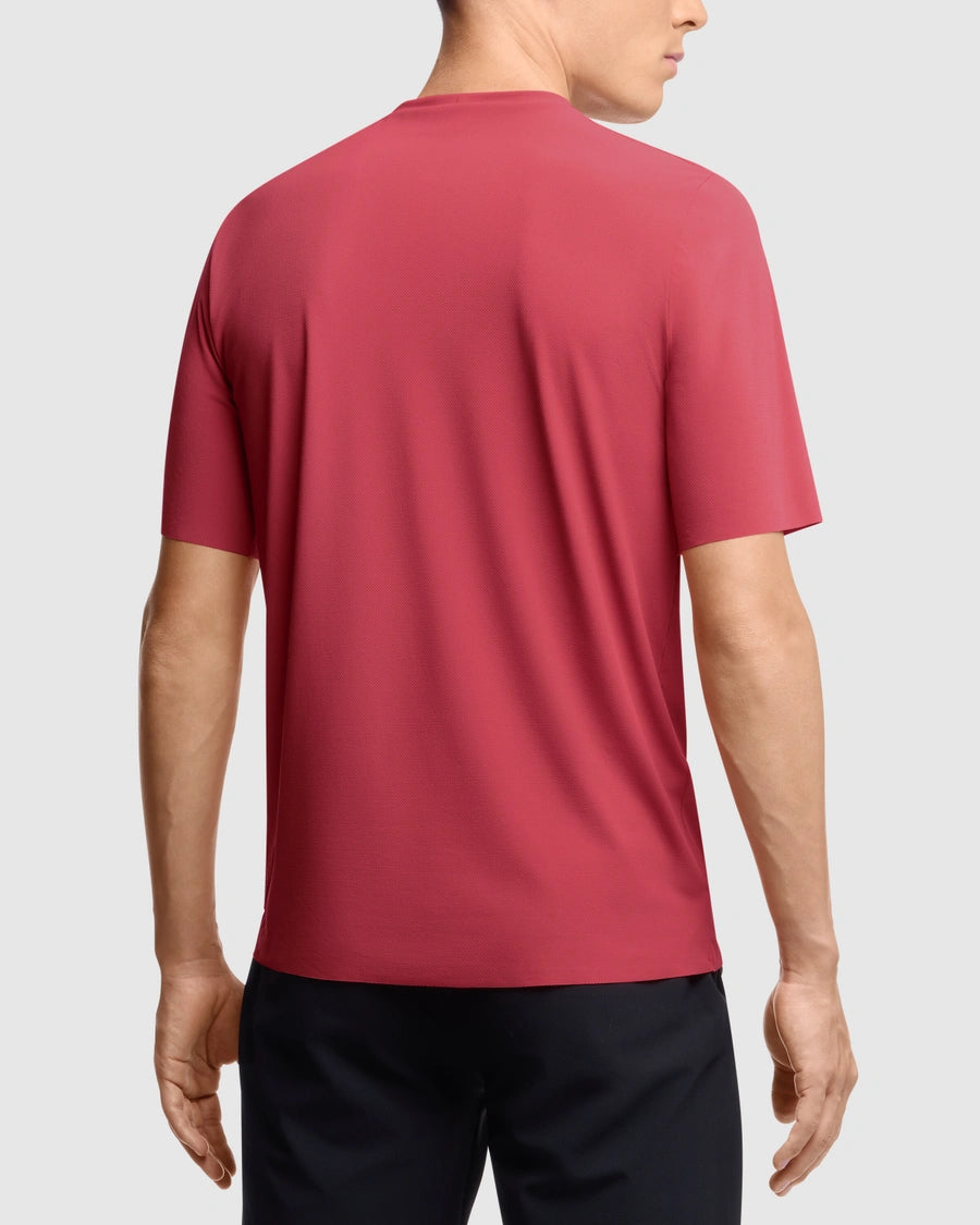 ASSOS TACTICA POST RIDE T5 Short Sleeve Deep Berry Jersey