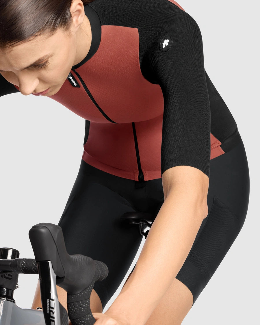 ASSOS TACTICA T5 Short Sleeve Burned Brown Jersey for Women