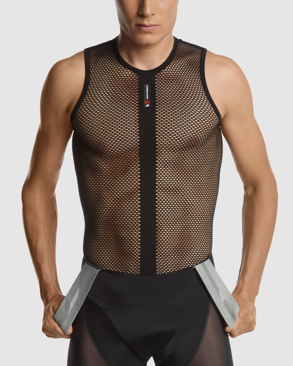 Funkční spodní prádlo ASSOS SKIN LAYER SUPERLEGER bez rukávů, černé