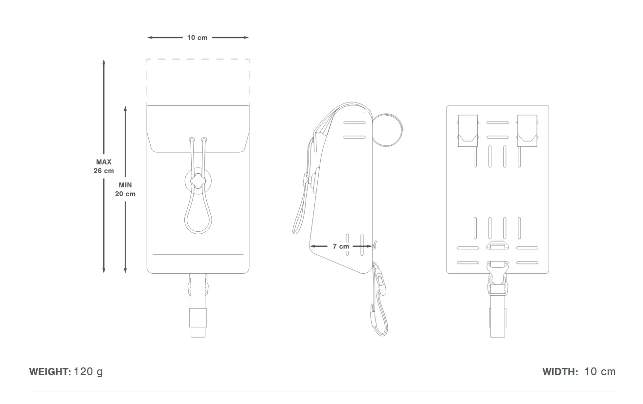 APIDURA EXPEDITION STEM PACK Brašna na řídítka 1,3 l černá