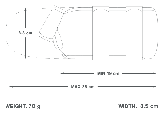 Fork Pouch APIDURA EXPIDITION CARGO CAGE PACK 1.3 L Black