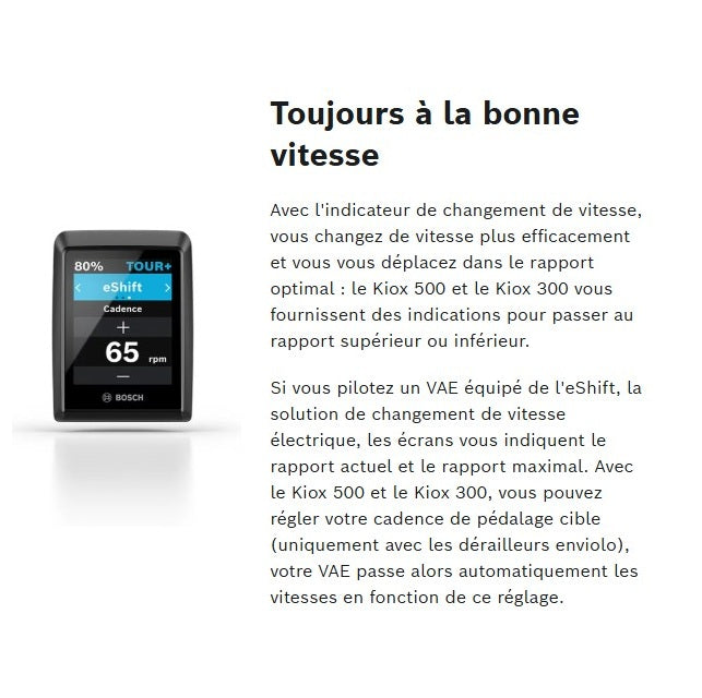 BOSCH KIOX 500 display