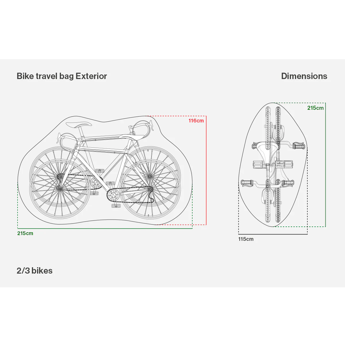 Ochranný kryt pro nosič kol BUDS CAR BIKE RACK AND RAIN COVER 2/3 Bikes