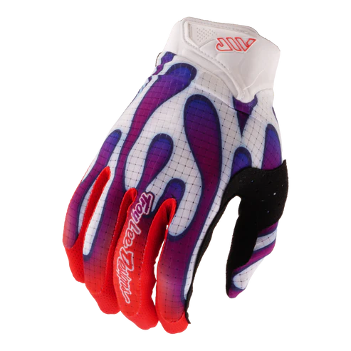 TROY LEE DESIGNS AIR OVERSPRAY Rukavice bílá/fialová