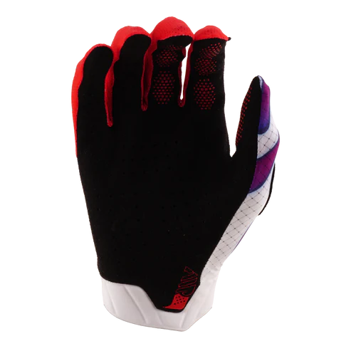 TROY LEE DESIGNS AIR OVERSPRAY Rukavice bílá/fialová