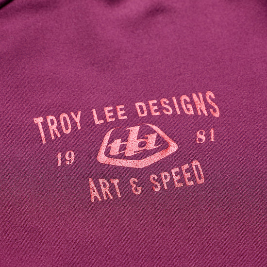 TROY LEE DESIGNS RUCKUS RIDE LOCKDOWN Dres s dlouhým rukávem Sangria