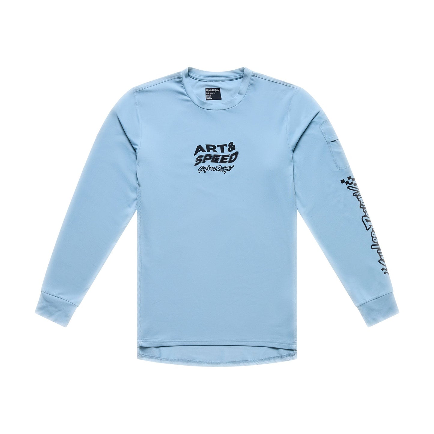 TROY LEE DESIGNS RUCKUS RIDE WAVES Dres s dlouhým rukávem modrý