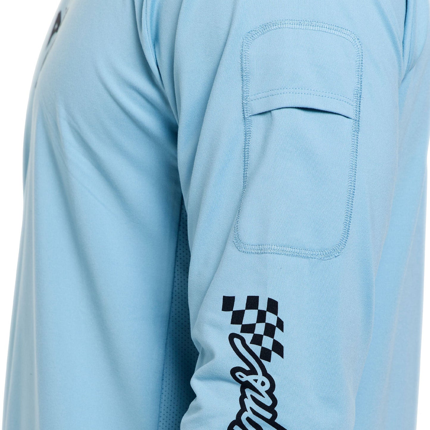 TROY LEE DESIGNS RUCKUS RIDE WAVES Dres s dlouhým rukávem modrý